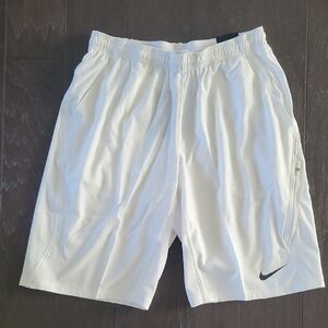 Nike Men's Athletic White Shorts